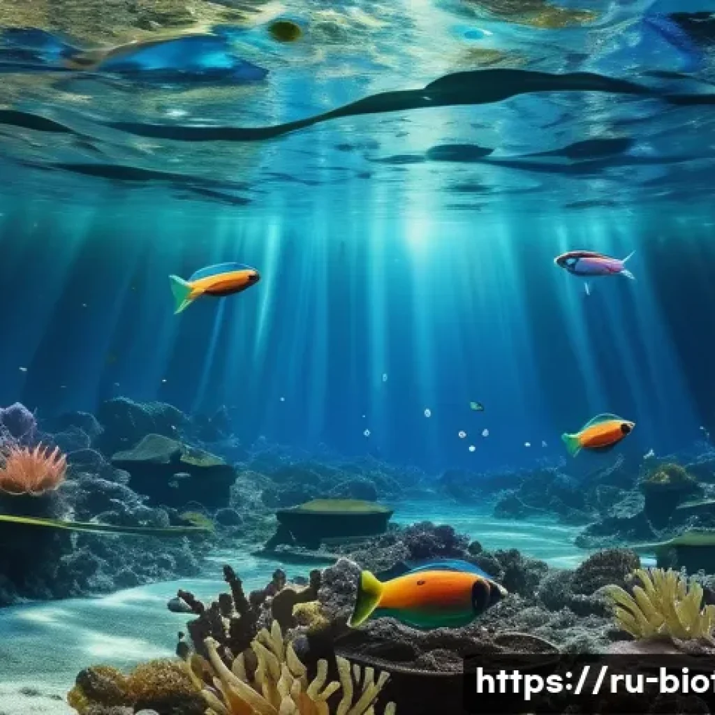 합성 생물학과 환경 문제 해결 - **Prompt: Microbial Environmental Cleanup**
    "A highly detailed and realistic image portraying a ...