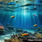 합성 생물학과 환경 문제 해결 - **Prompt: Microbial Environmental Cleanup**
    "A highly detailed and realistic image portraying a ...