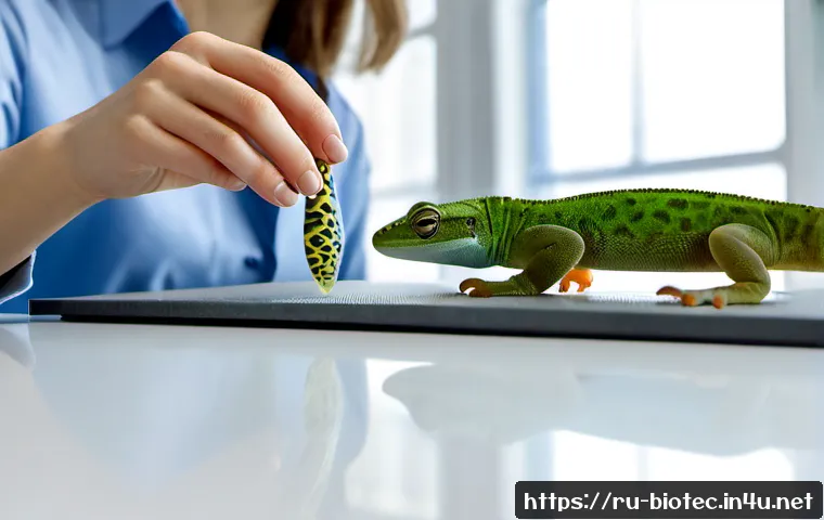 생체모방 기술 연구 - Photorealistic biomimicry technology research laboratory in Russia, a focused female engineer examin...